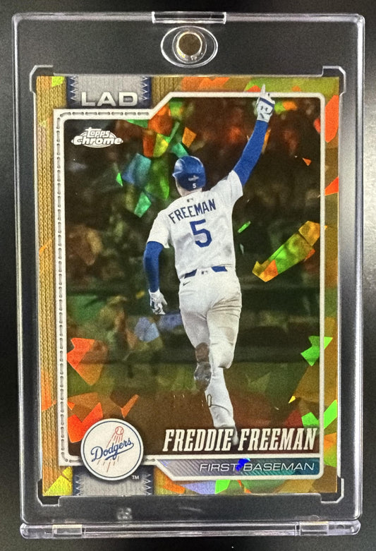 2026 Topps Chrome Sapphire Freddie Freeman #159 Image Variation Gold /50