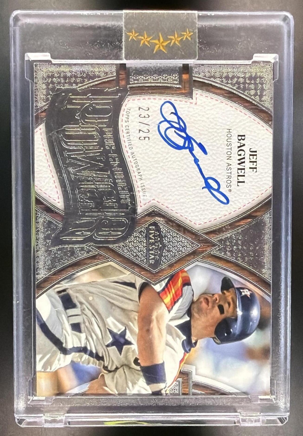 2025 Topps Five Star Jeff Bagwell #PEP-JBA Pre-Eminent Power 23/25 Auto