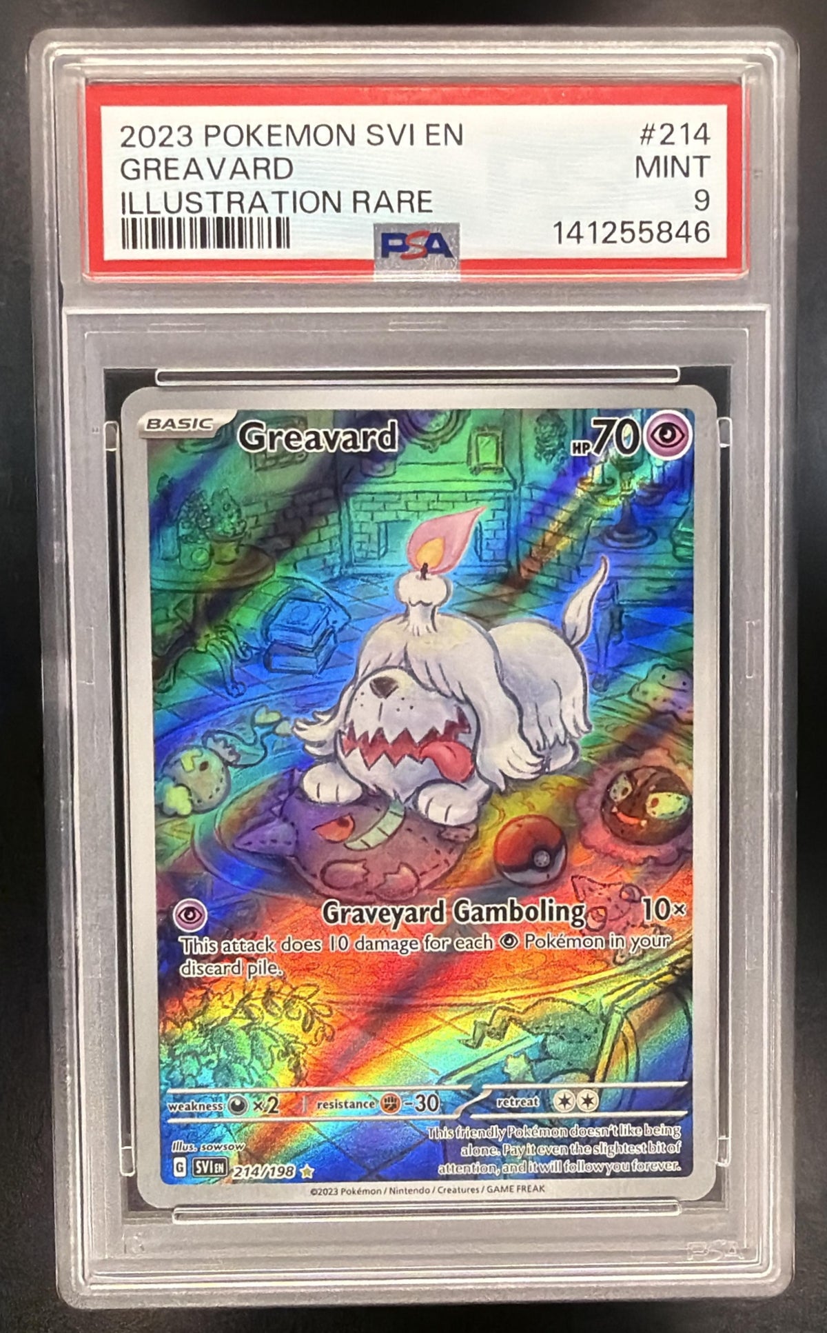 2023 Pokemon Scarlet & Violet Greavard 214/198 PSA 9