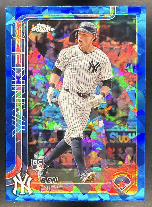 2025 Topps Chrome Sapphire Baseball Ben Rice #139 RC