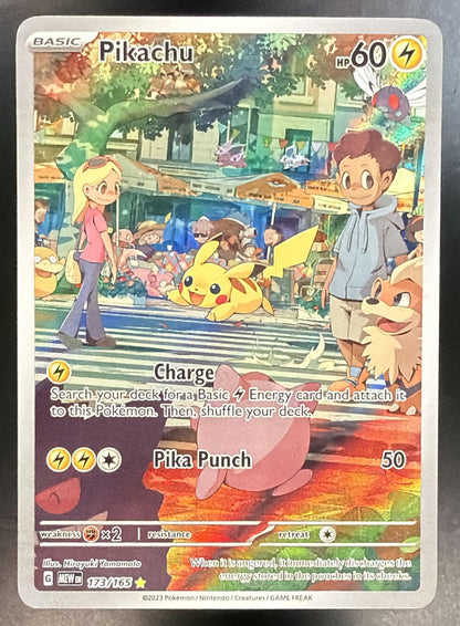 2023 Pokemon 151 Pikachu 173/165 LP+