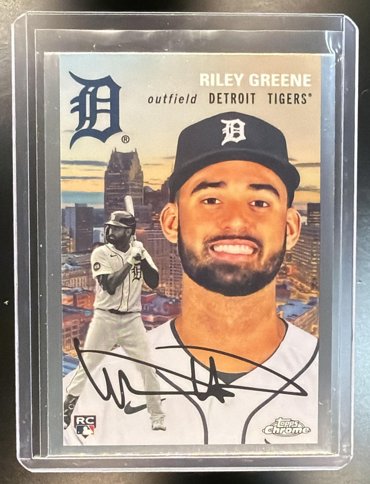2023 Topps Chrome Platinum Anniversary Riley Greene #54CV-43 City Variation