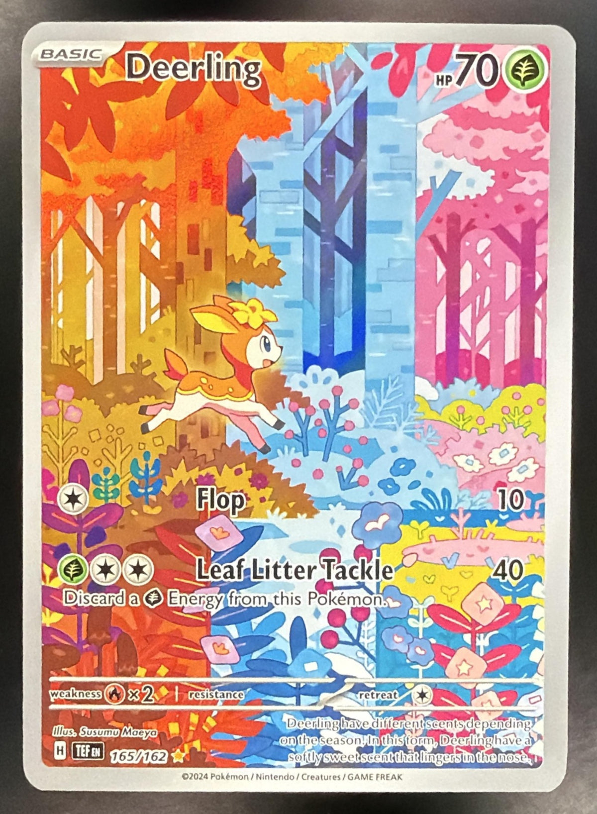 2024 Pokemon Temporal Forces Deerling 165/162 NM