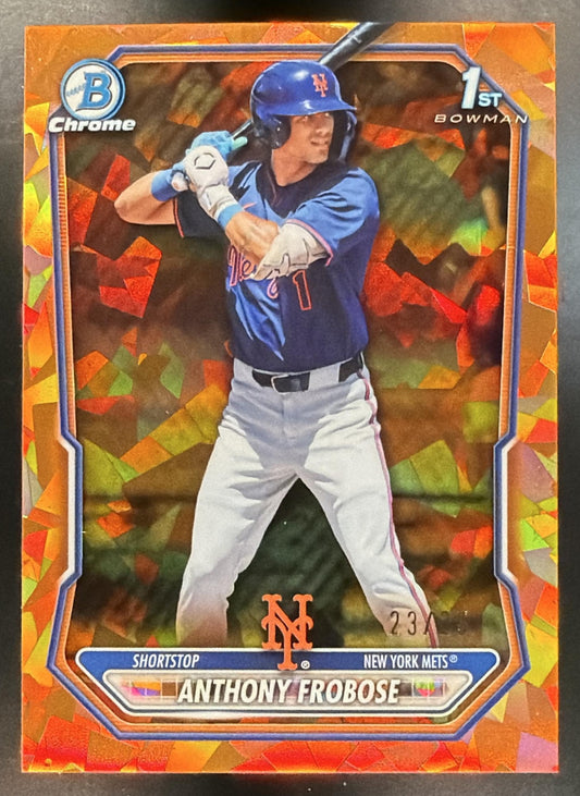 2026 Bowman Sapphire Anthony Frobose #BCP-85 Orange 23/25 1st Prospect
