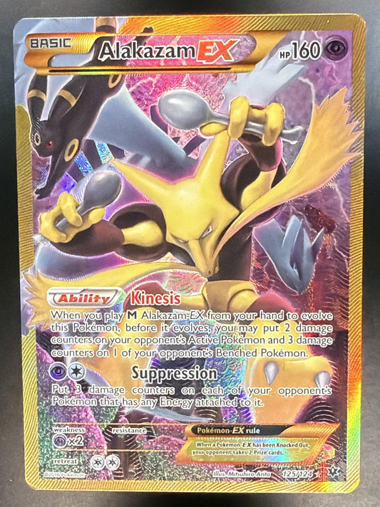2016 Pokemon Fates Collide Alakazam EX 125/124 MP