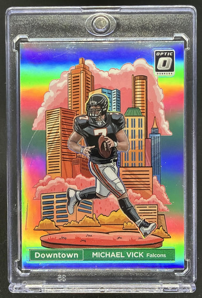 2024 Panini Donruss Optic Michael Vick #25 Downtown SSP