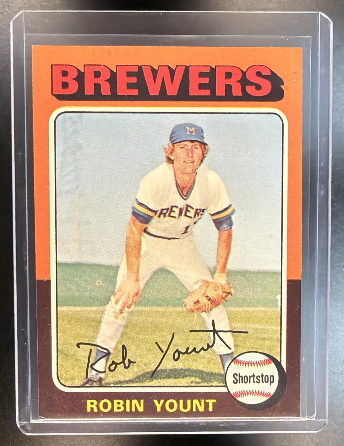 1975 Topps Robin Yount #223 RC Brewers