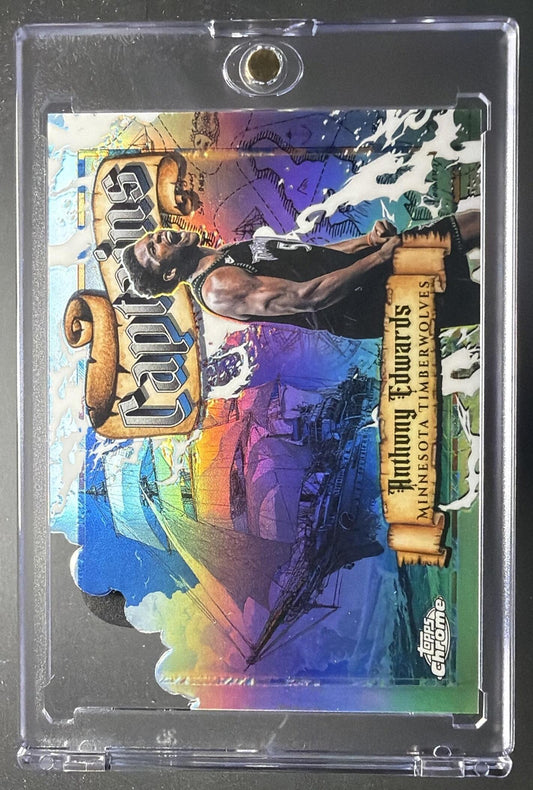 2025-26 Topps Chrome Update Anthony Edwards #SC-1 Captains
