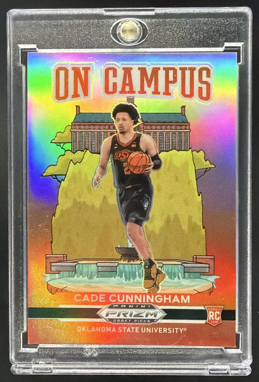 2021-22 Panini Prizm Draft Picks Cade Cunningham #1 On Campus RC