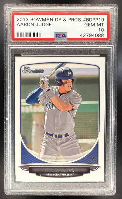2013 Bowman Draft Picks & Prospects Aaron Judge #BDPP19 PSA 10