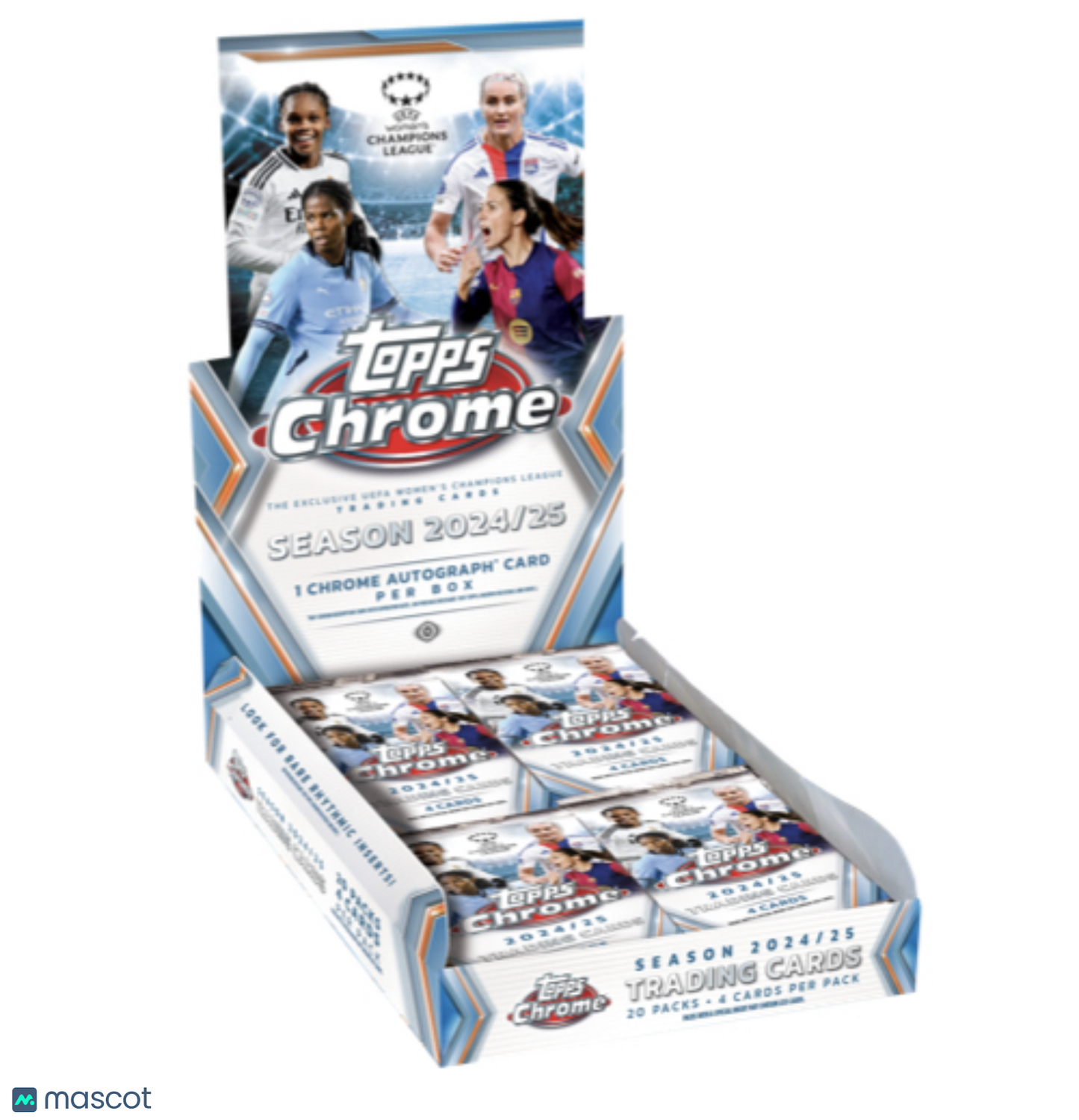 2024-25 Chrome UEFA Women's Champions League Hobby Box
