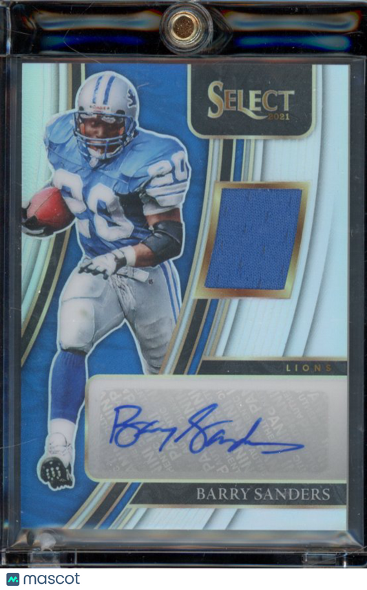 2021 Select Barry Sanders Patch Auto /49