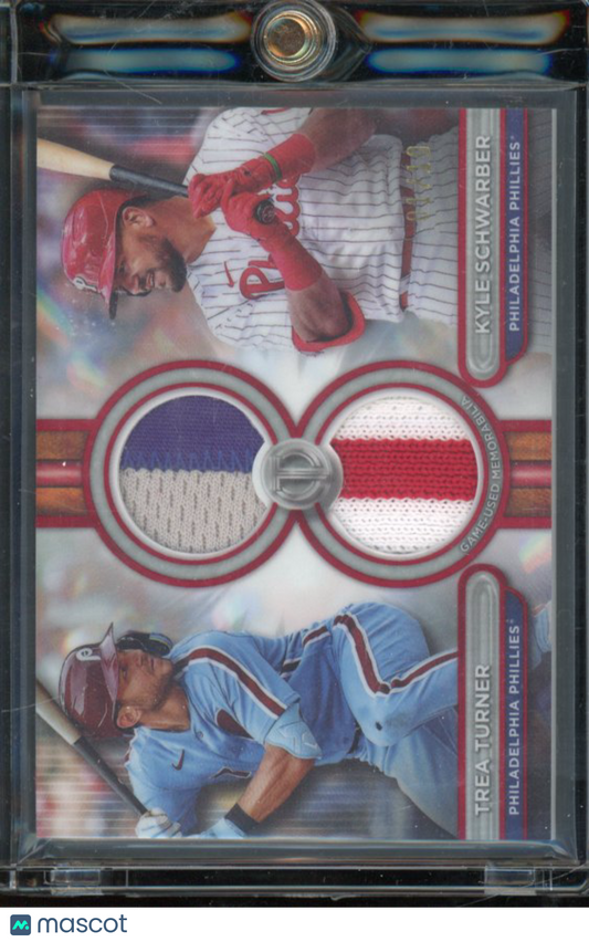 2024 Tribute Trea Turner Kyle Schwarber Dual Patch 1/10 GU