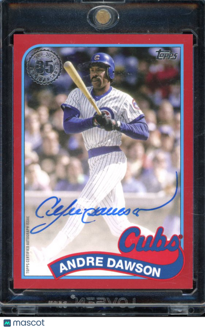 2024 Topps Andre Dawson 35th Anniversary Red Auto /25