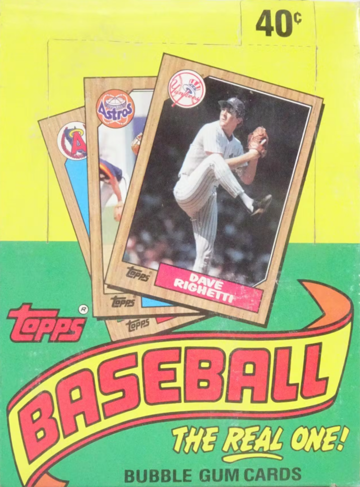 1987 Topps Hobby Box