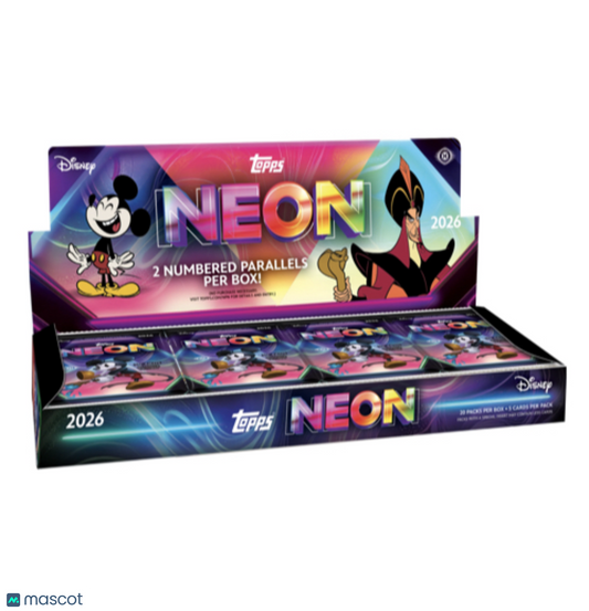 PRE ORDER 2026 Topps Disney Neon Hobby Box
