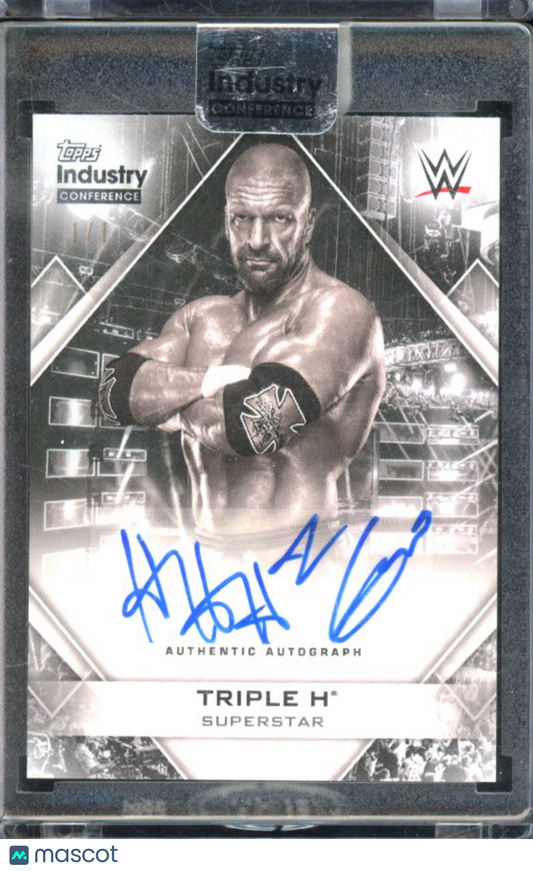 2020 Topps Industry Conference Triple H Auto 1/1