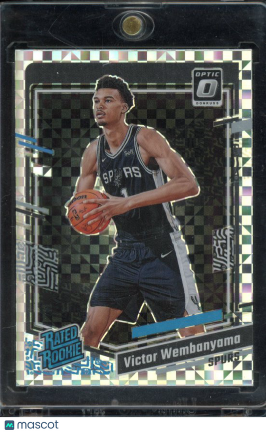 2023-24 Optic Victor Wembanyama Checkerboard Rookie