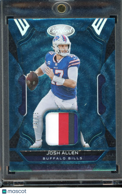 2022 Certified Josh Allen Teal Mirror Patch /15