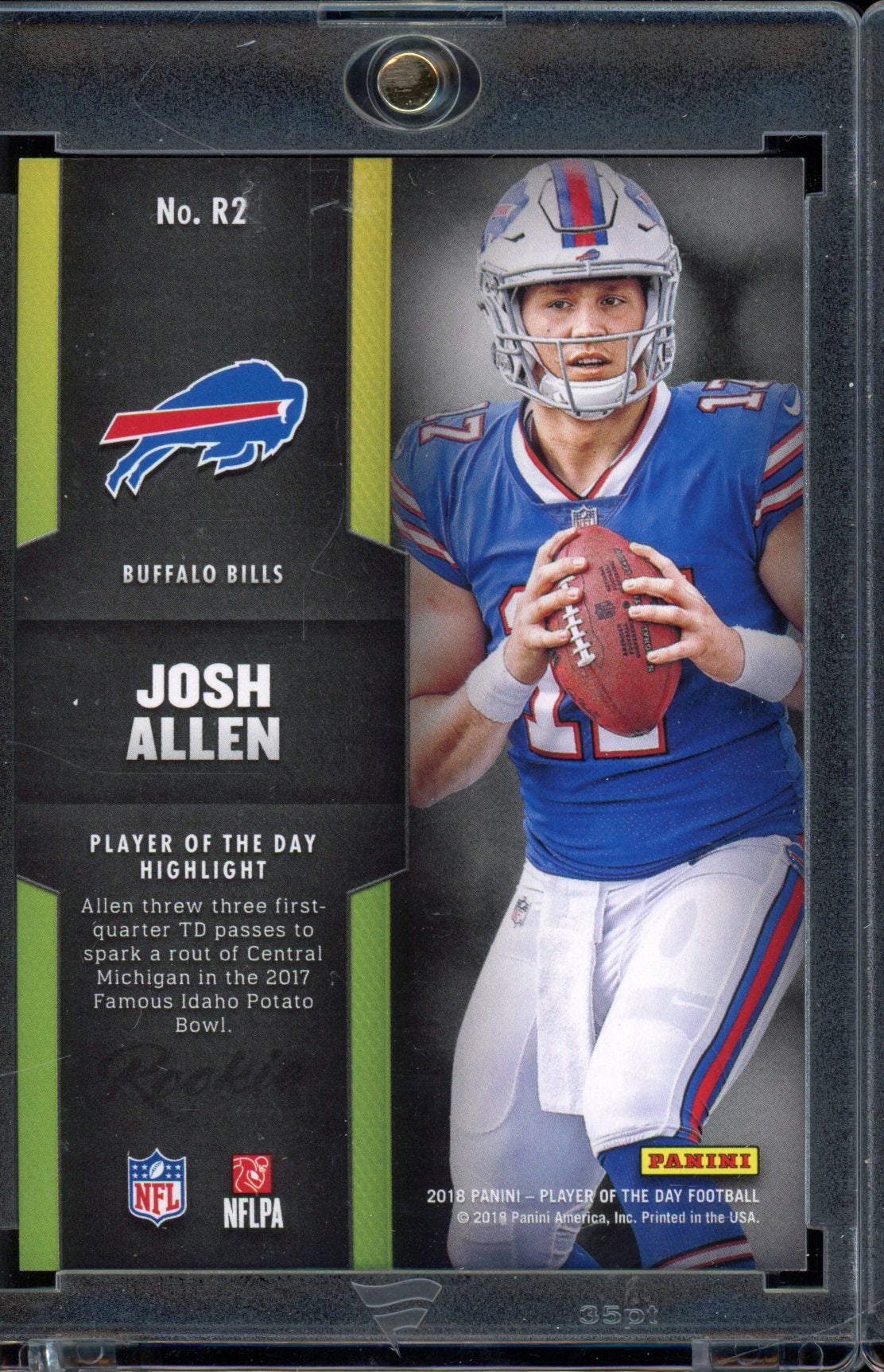 2018 Panini Josh Allen Rookie Player Of The Day 136/250