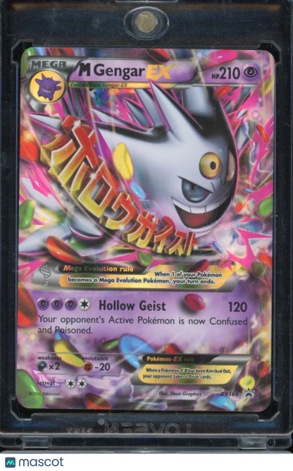 2016 XY Pokemon Gengar Black Star XY166