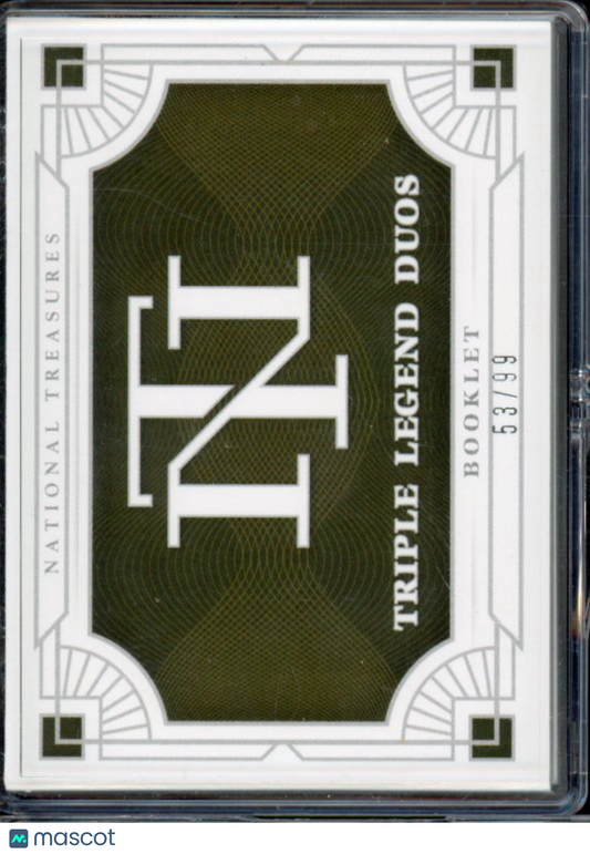 2021 National Treasures Rod Carew Reggie Jackson Nolan Ryan Relic Patch Booklet /99