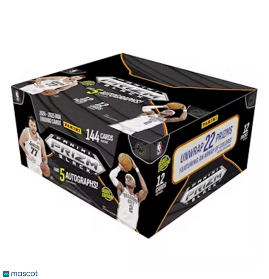 2024/25 Panini Prizm Black Basketball Hobby Box