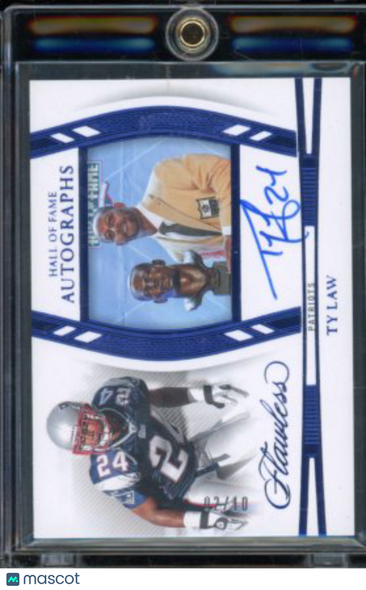 2024 Flawless Ty Law Sapphire HOF Auto /10