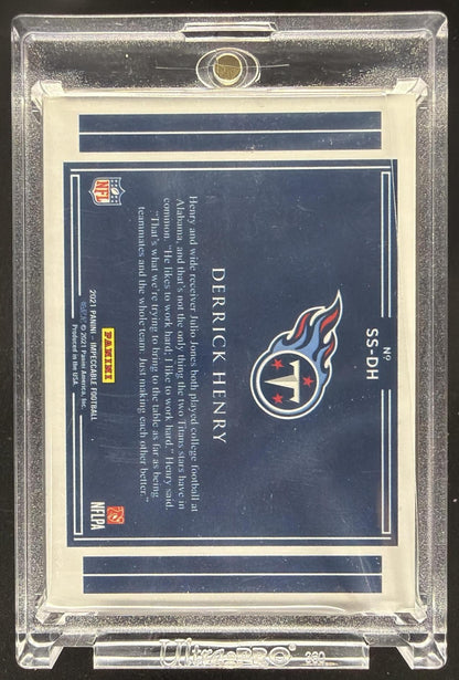 2021 Panini Impeccable Derrick Henry #SS-DH Silver NFL Shield 2/20