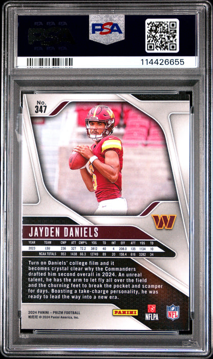 2024 Prizm Jayden Daniels Rookie #347 PSA 10