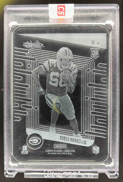 2024 Panini Absolute MarShawn Lloyd #18 Glass SP Packers