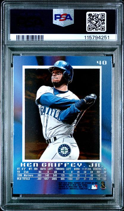 1997 Skybox E-X 2000 Ken Griffey Jr PSA 8