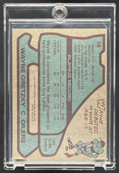 1979-80 Topps Wayne Gretzky #18 RC
