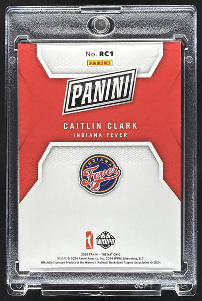 2024 Panini National NSCC Wrapper Redemption Caitlin Clark #RC1 Rookies /399