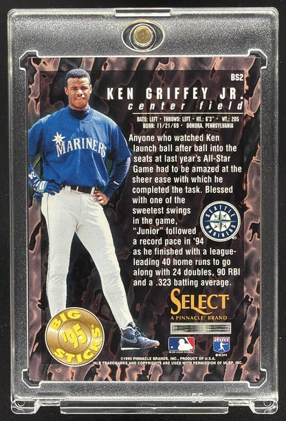 1995 Pinnacle Select Ken Griffey Jr. #BS2 Big Sticks