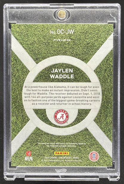 2021 Panini Prizm DP Jaylen Waddle On Campus