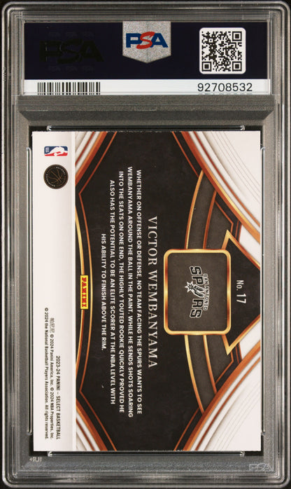 2023 Select Victor Wembanyama Snapshots PSA 10 RC