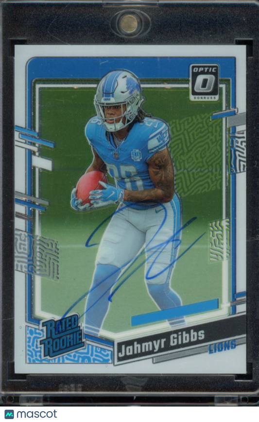 2023 Optic Jahmyr Gibbs Rookie Auto /99