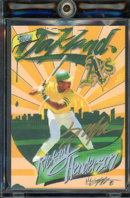 2020 Topps Project 2020 Rickey Henderson King Saladeen /99