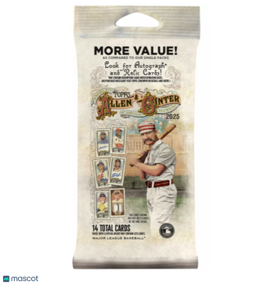 PRE ORDER 2025 Allen and Ginter Baseball Value Pack
