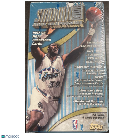 1997-1998 Topps Stadium Club Series 1 Basketball Retail Box