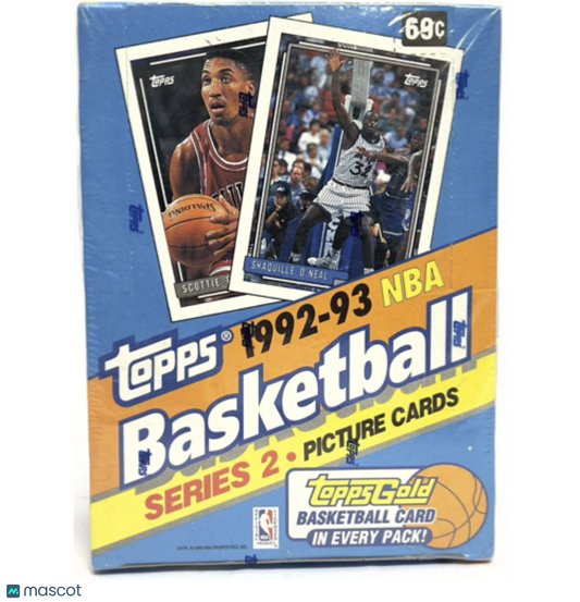 1992-93 Topps Series 2 Basketball Hobby Box