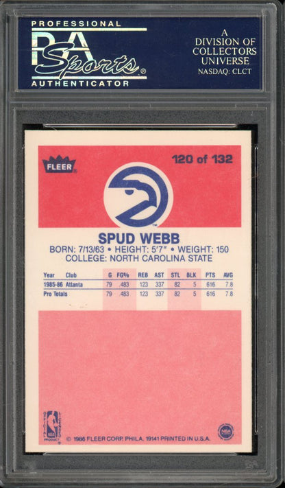 1986-87 Fleer Bill Walton PSA 8