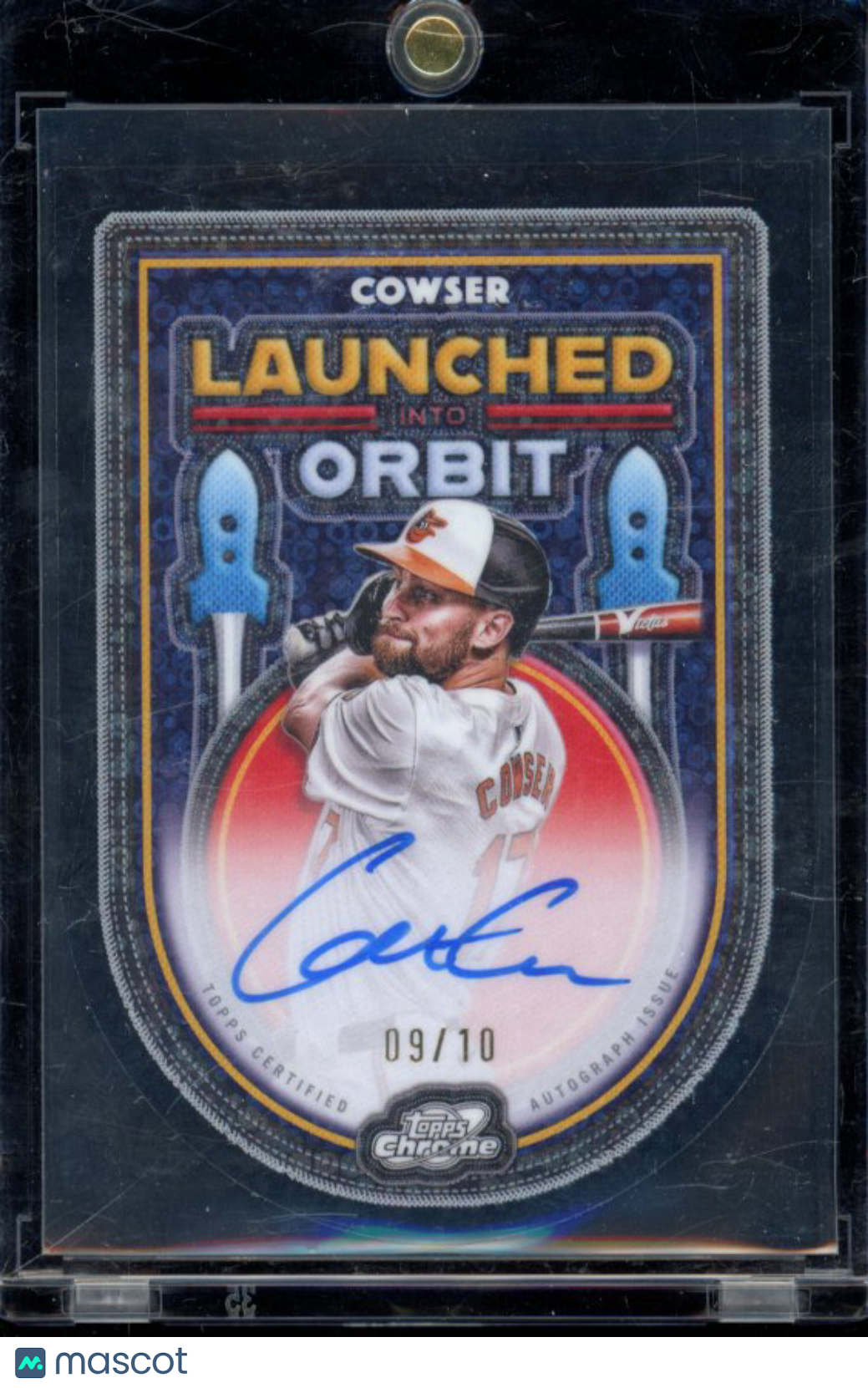 2025 Topps Chrome Colton Cowser Black Die Cut Auto /10