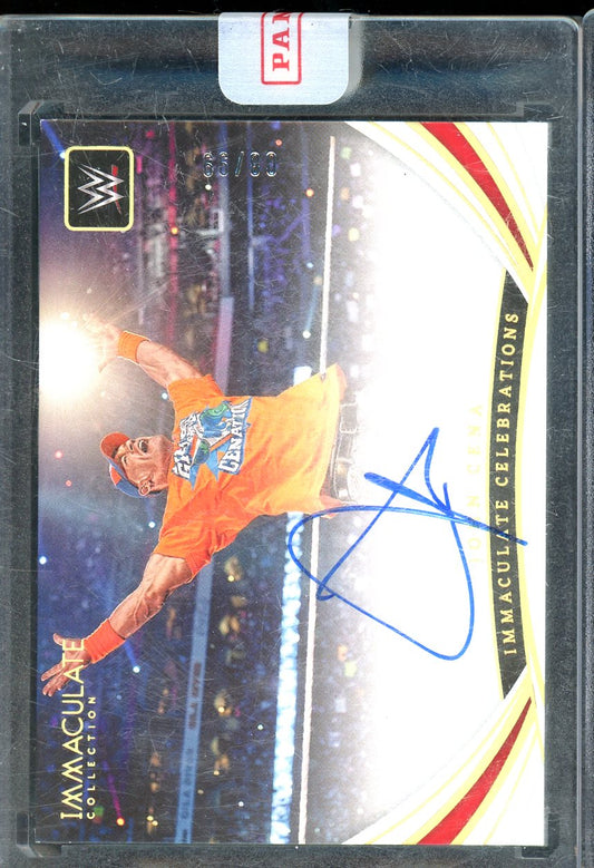 2022 Immaculate John Cena Immaculate Celebrations Auto /99