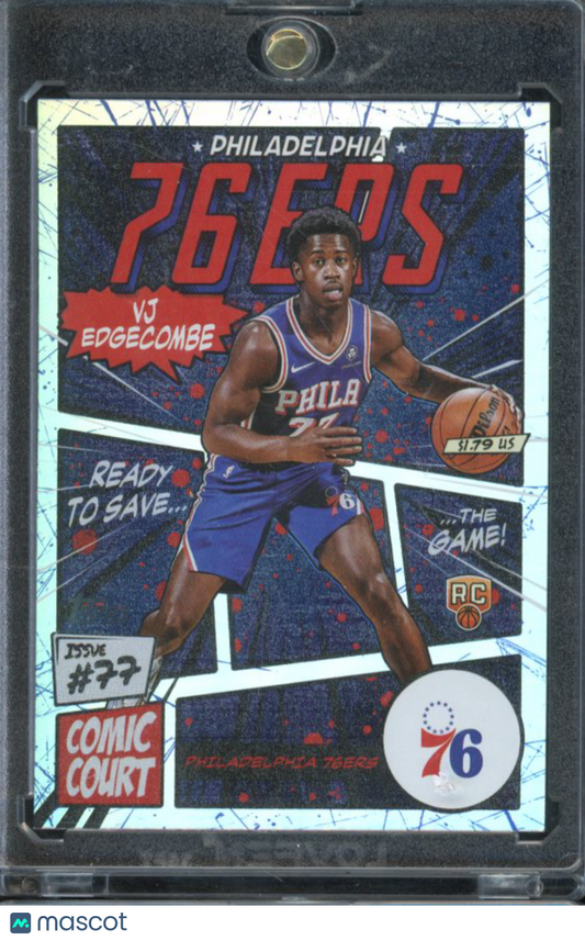 2025-26 Topps VJ Edgecombe Comic Court Rookie Case Hit