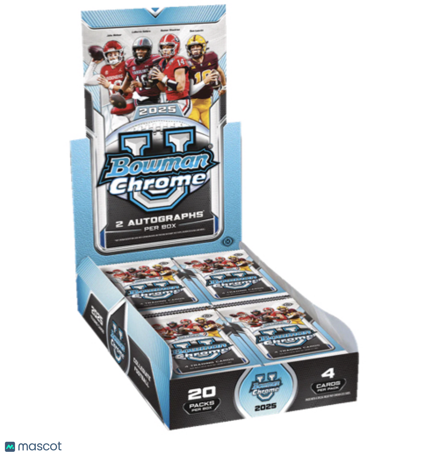 2025 Bowman Chrome University Football Hobby Box