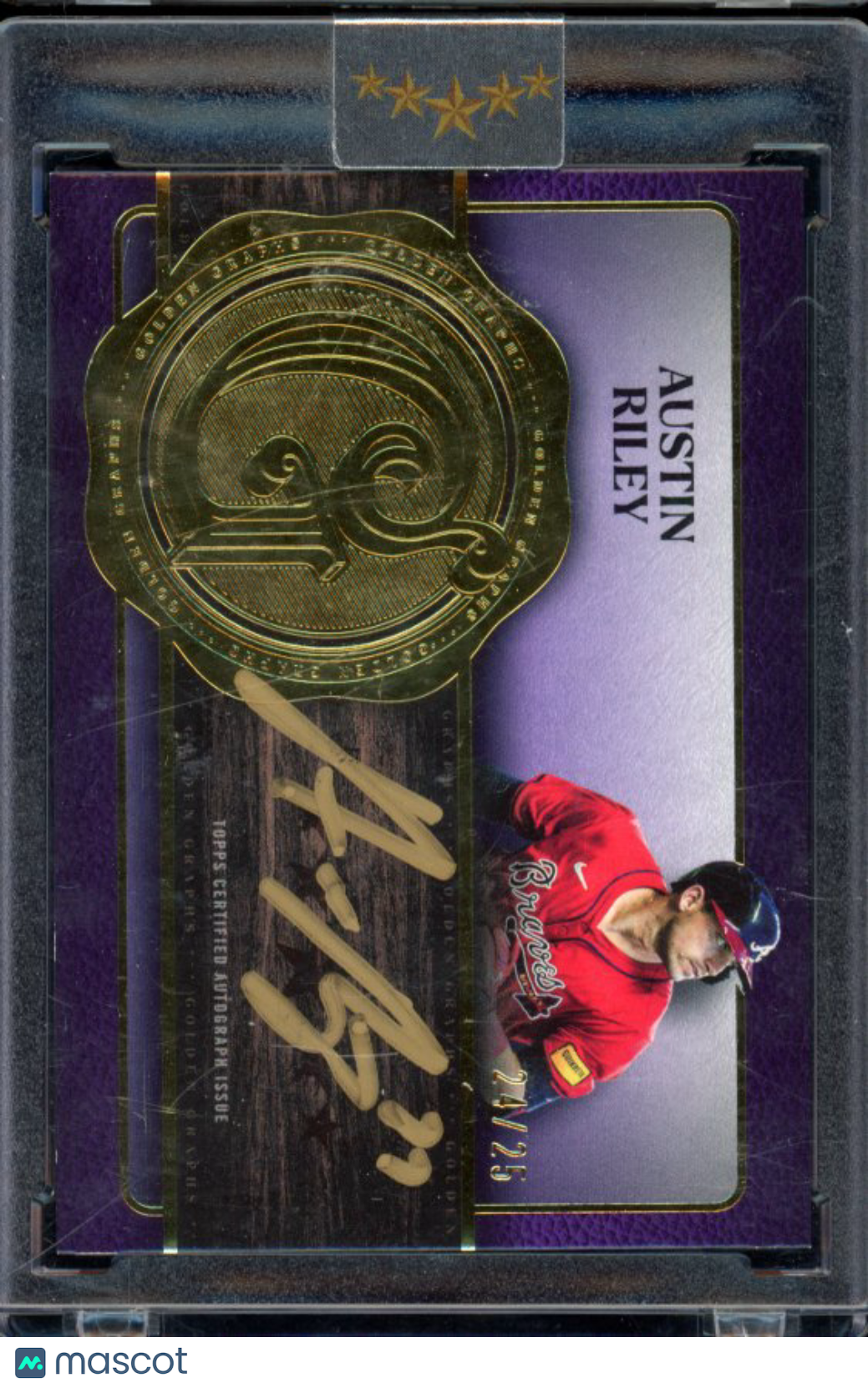 2025 Topps Five Star Austin Riley Gold Ink /25