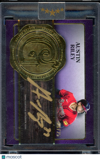 2025 Topps Five Star Austin Riley Gold Ink /25