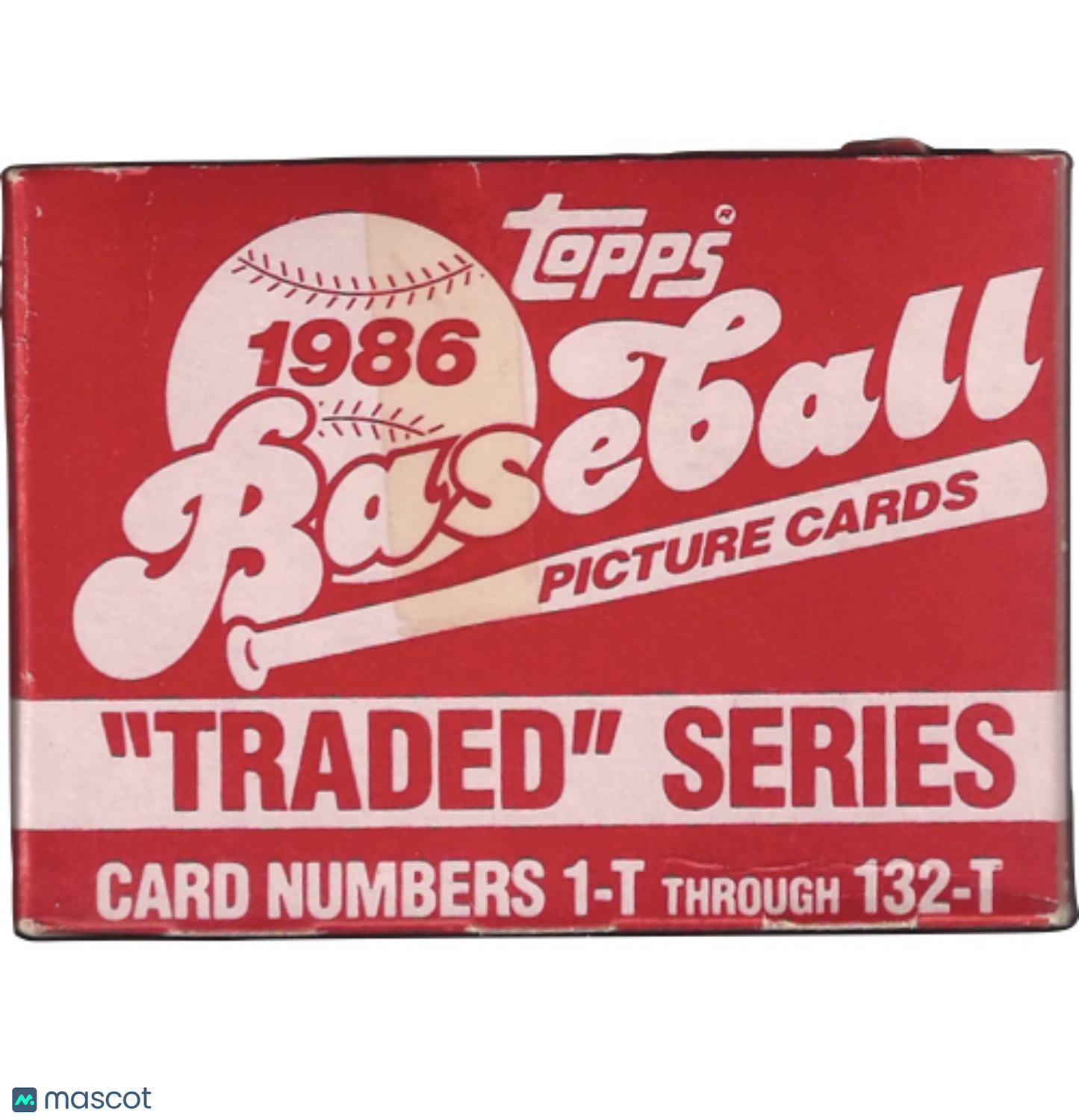 1986 Topps Baseball Traded Set